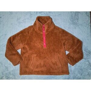 J. Crew Teddy Popover Sherpa Jacket Size S